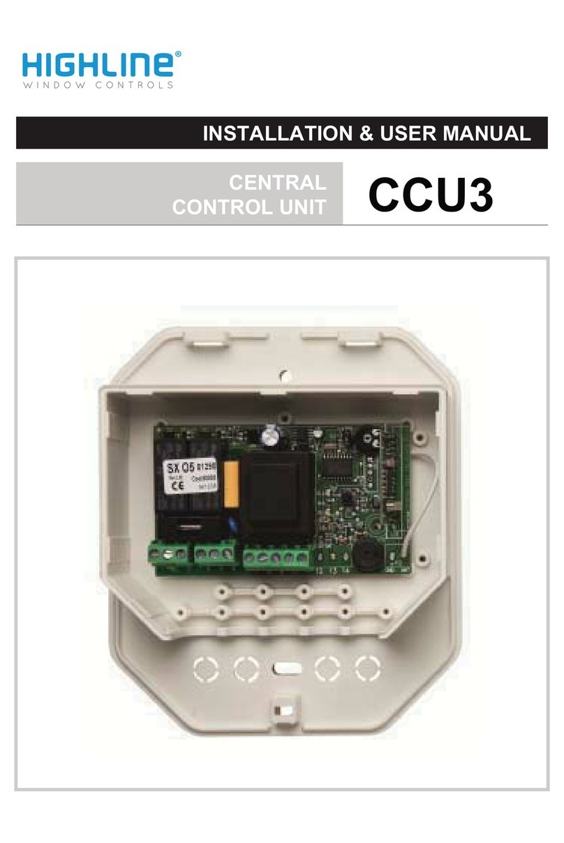HighLine CCU3 Installation & user manual
