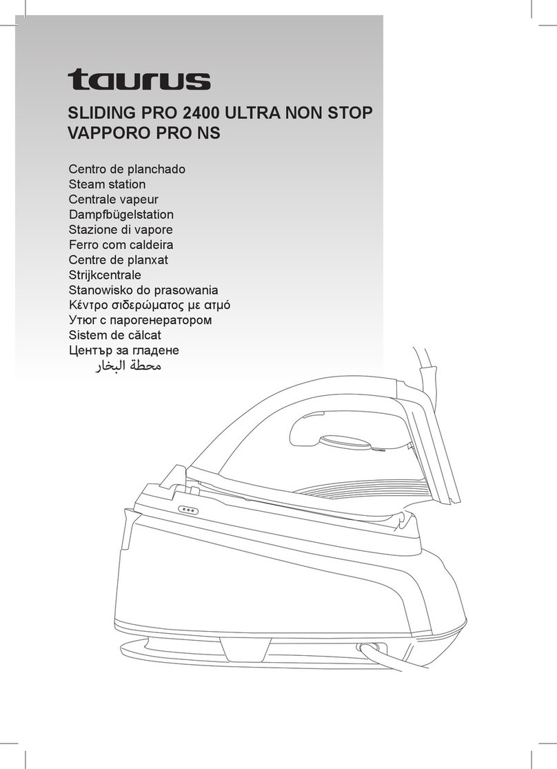Taurus Sliding Pro 2400 Ultra Non Stop Vapporo Pro... User manual