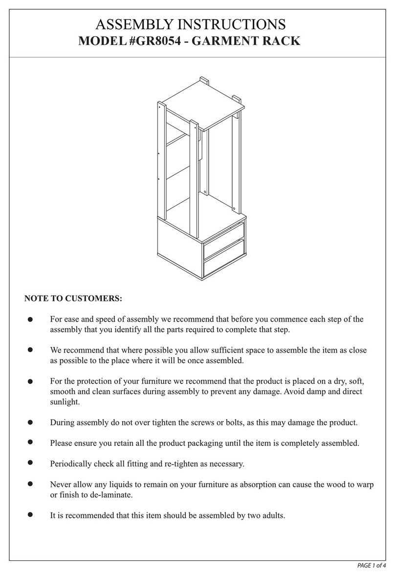 Pilaster Designs GR8054 Assembly instructions Pilaster Designs GR8054 Assembly instructions