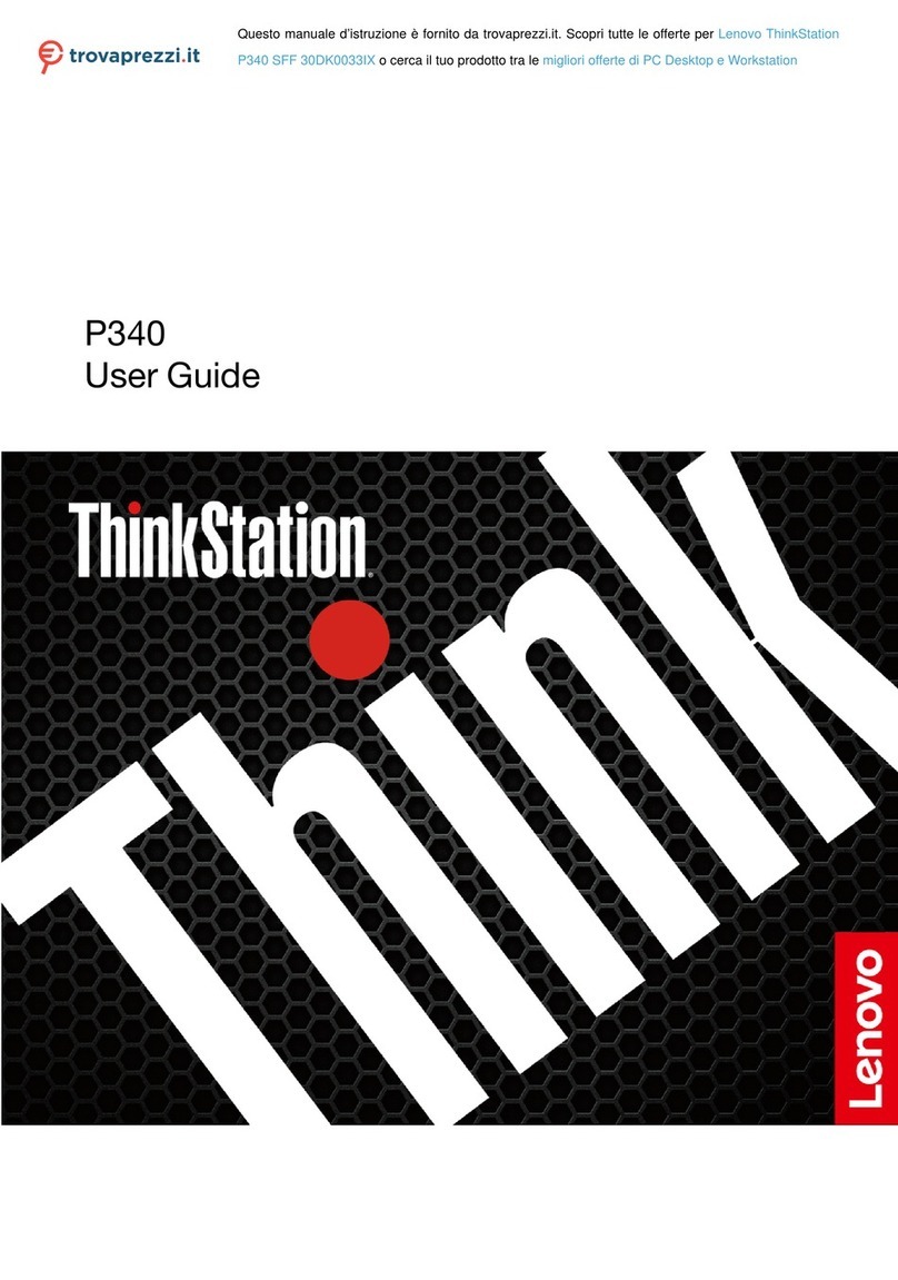Lenovo ThinkStation P340 SFF User manual