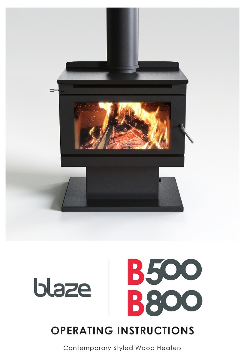 Blaze B500 operating instructions