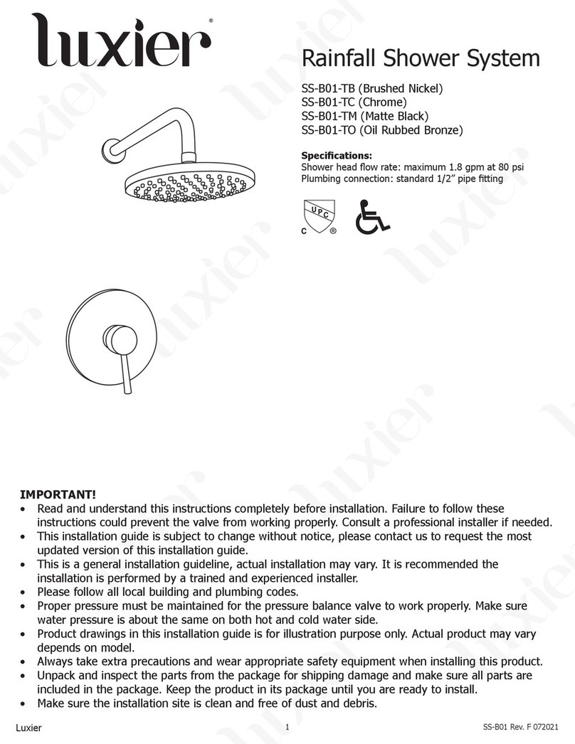 Luxier SS-B01-TC manual