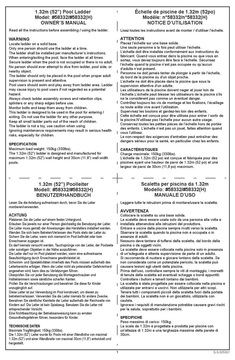 Bestway 58332H manual