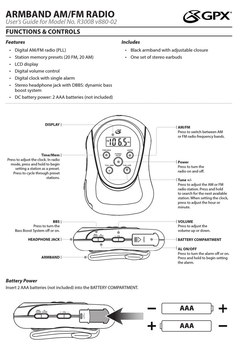 GPX R300B user guide