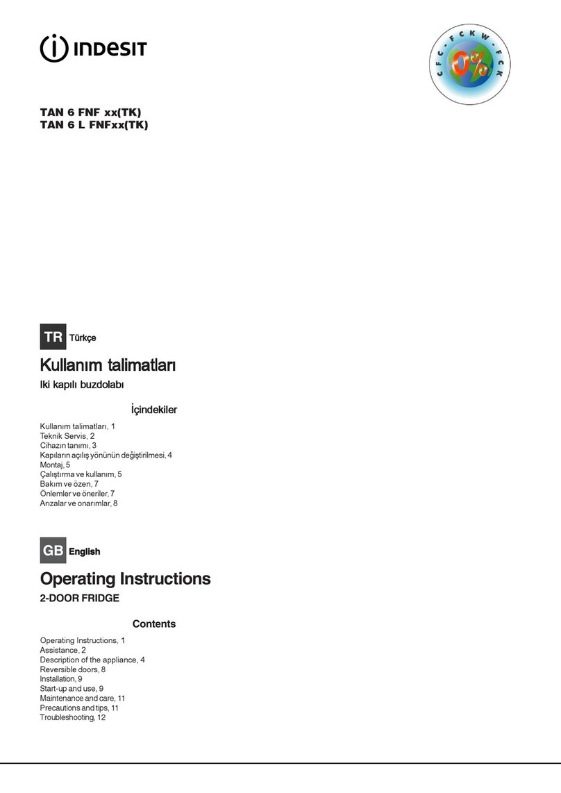 Indesit TAN 6 FNF Series User manual