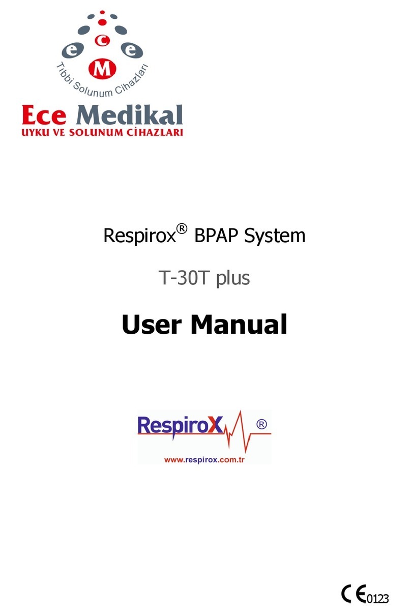 Ece Medical Respirox T-30T plus manual