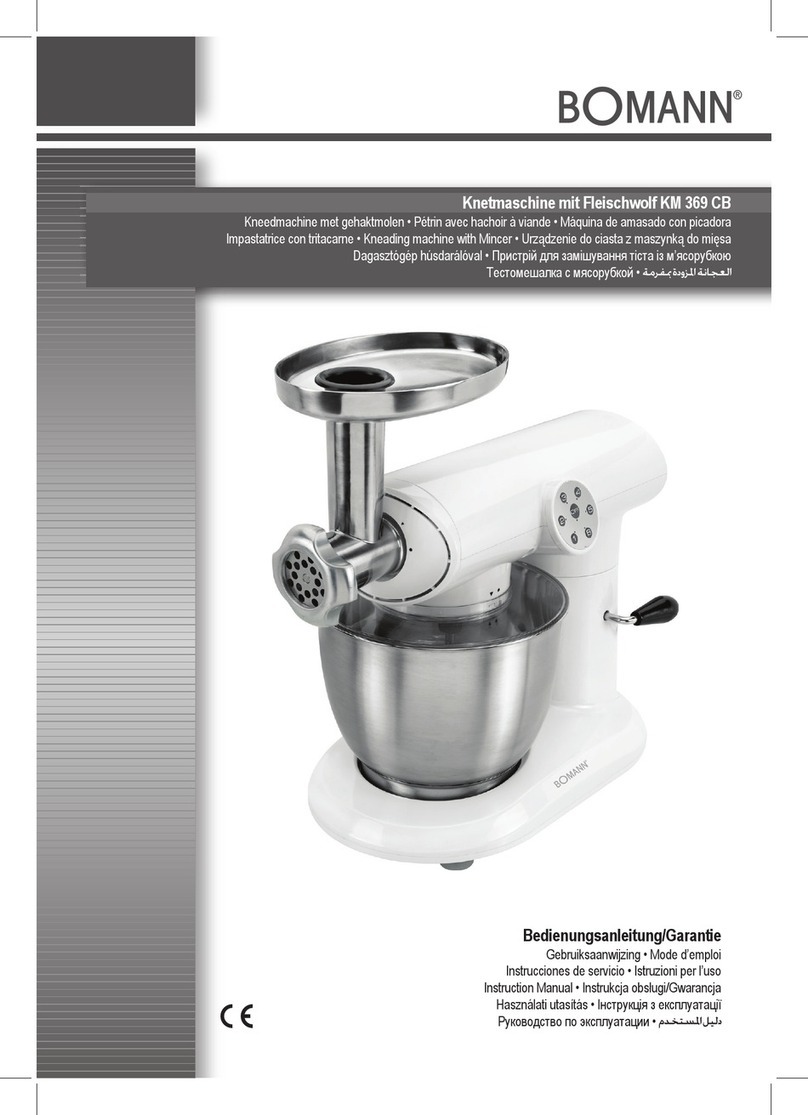 BOMANN KM 369 CB instruction manual