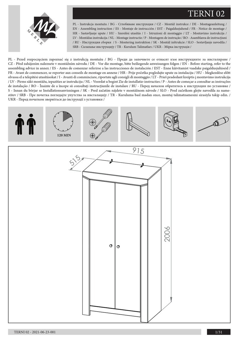 mlmeble TERNI 02 User manual mlmeble TERNI 02 User manual