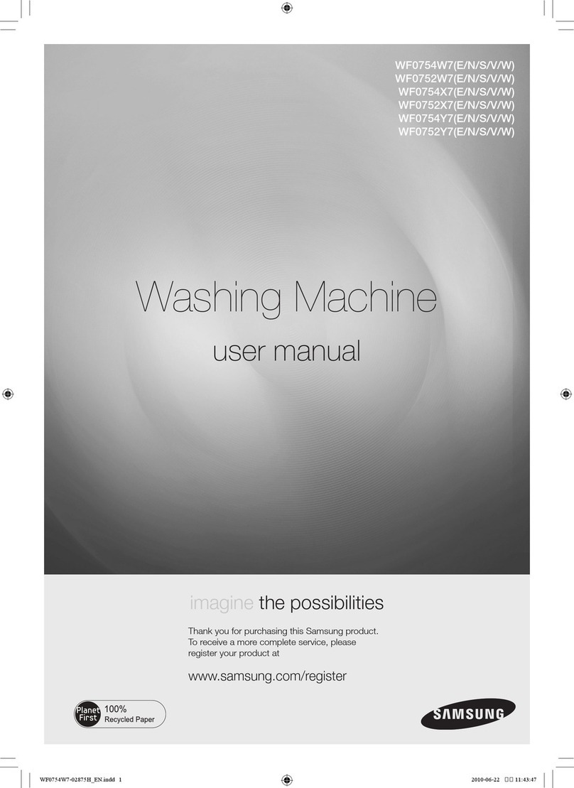 Samsung WF0754X7E User manual