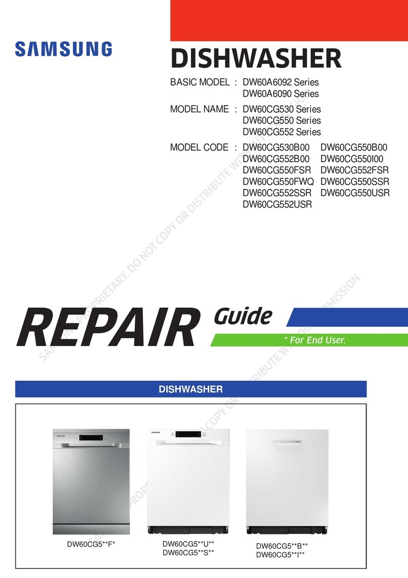 Samsung DW60A6092 Series Repair guide