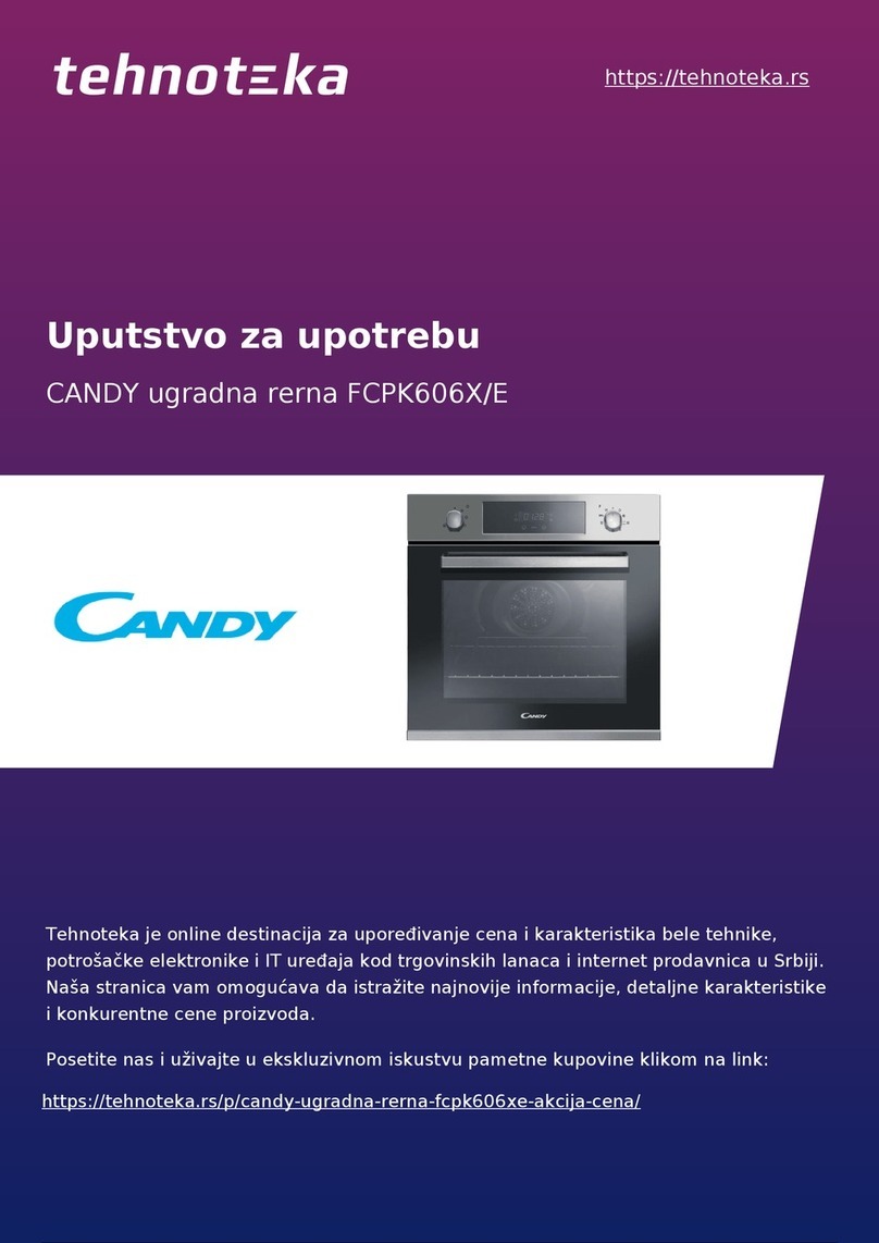 Candy FCPK606X/E User manual