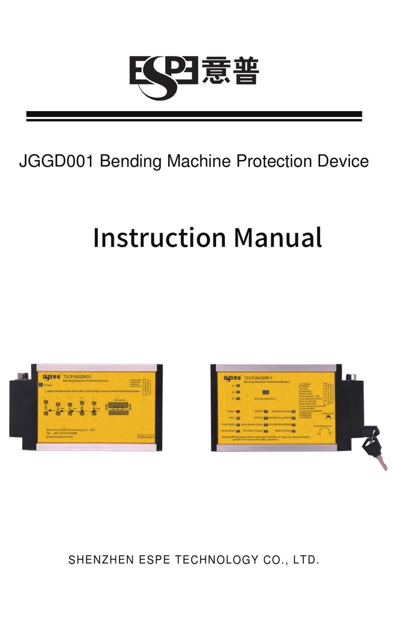 ESPE JGGD001 instruction manual