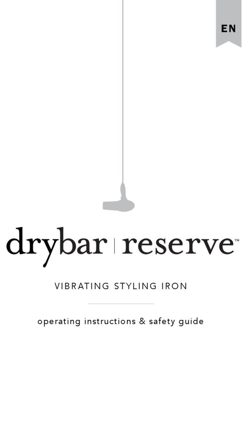 drybar reserve 900-3160-4 Operating instructions & safety guide drybar reserve 900-3160-4 Operating instructions & safety guide