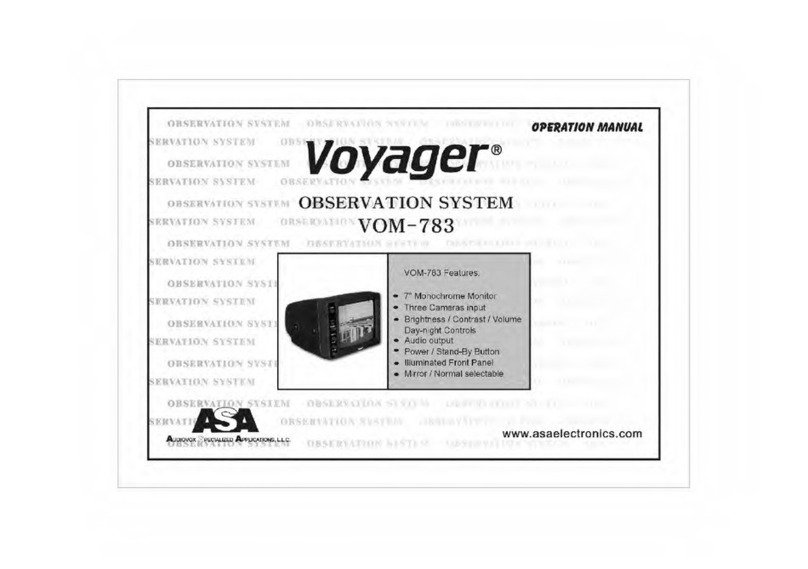 Voyager VOM-783 Operation manual