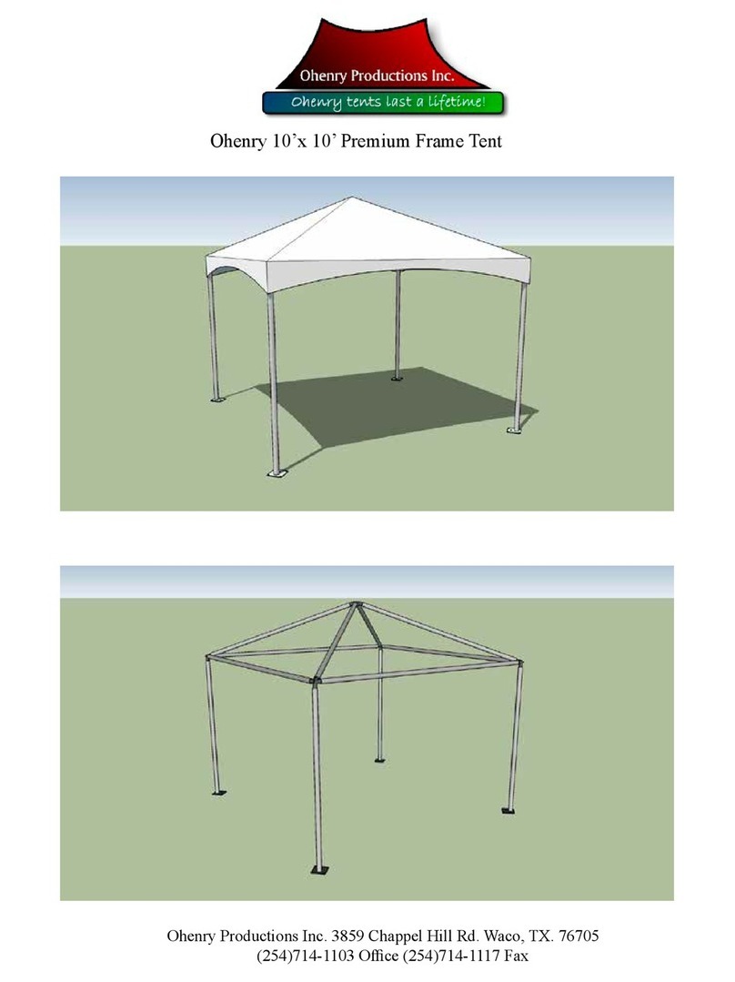 Ohenry Productions Premium 10x10 User manual