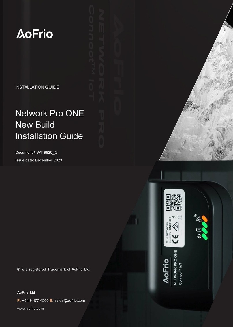AoFrio Network Pro ONE installation guide