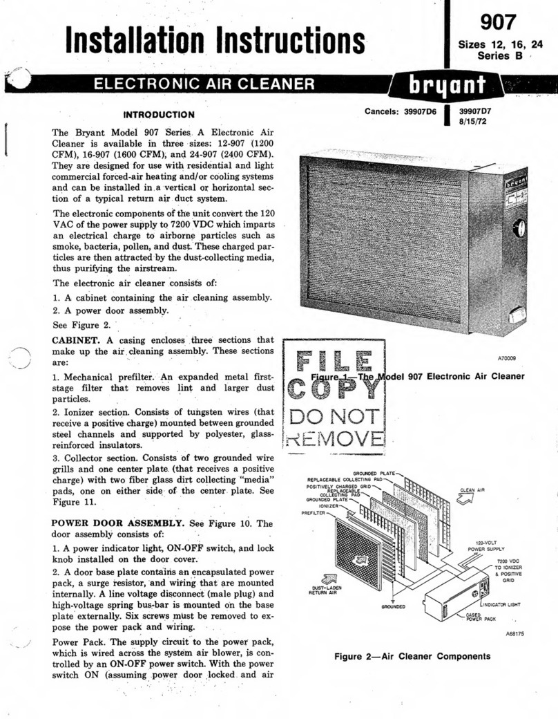 Bryant 907 User manual