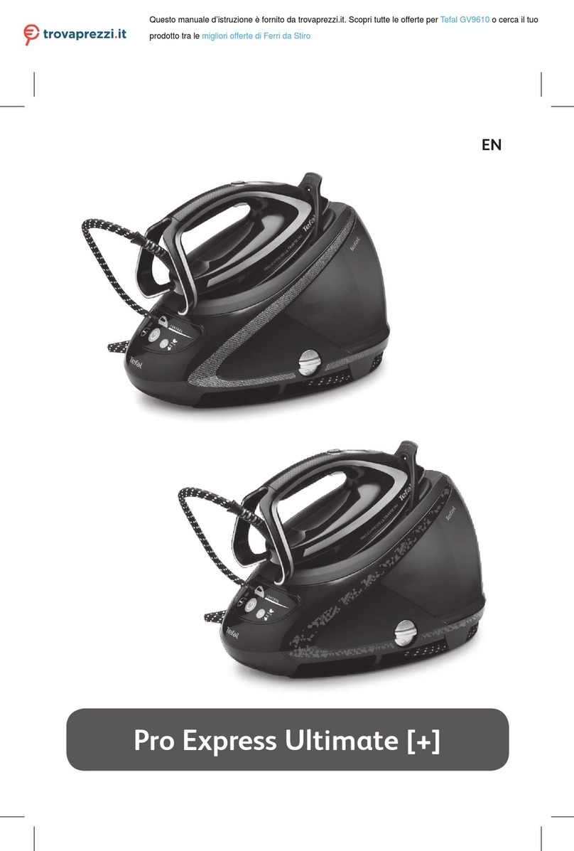 TEFAL Pro Express Ultimate [+] GV9610 User manual