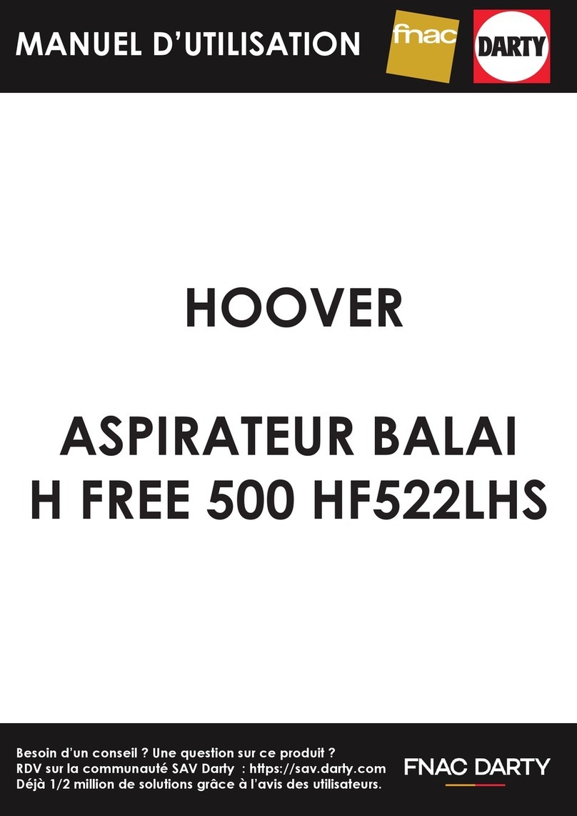 Hoover H FREE 500 User manual