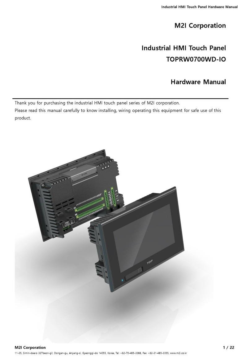 M2I TOPRW0700WD-IO Hardware manual