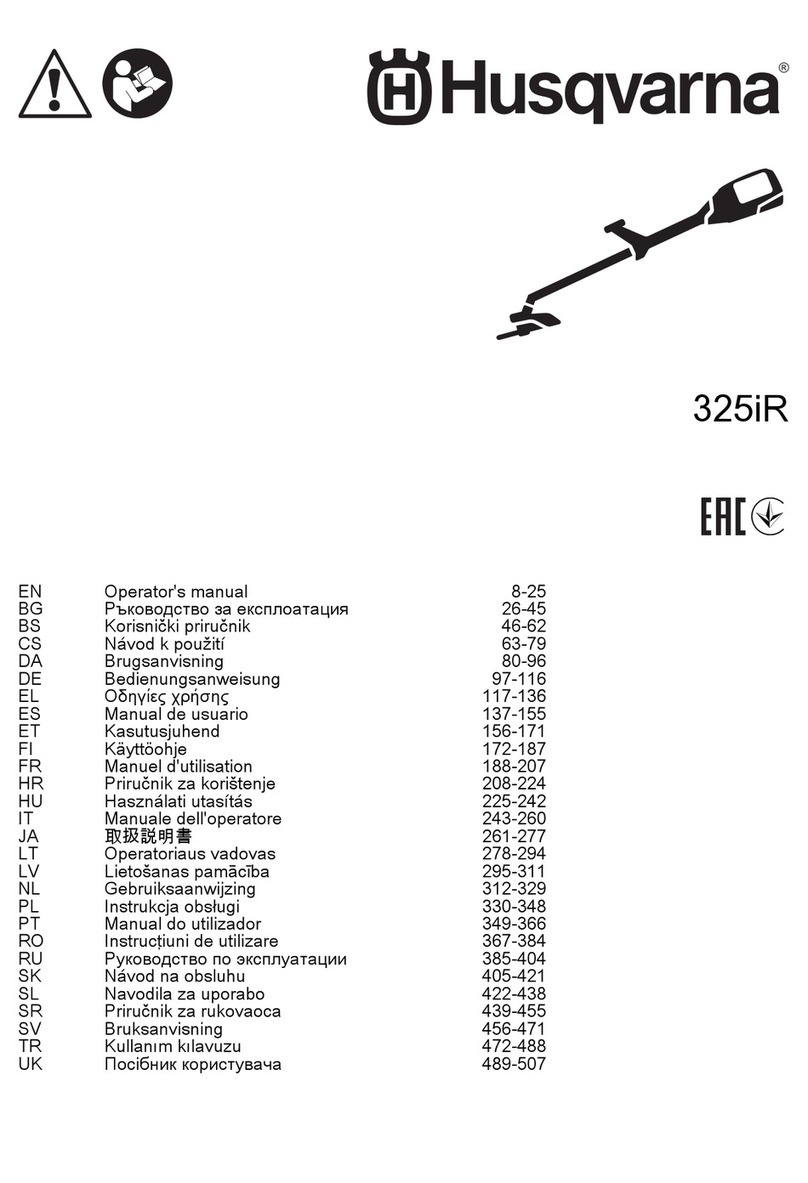 Husqvarna 325iR Operator's manual