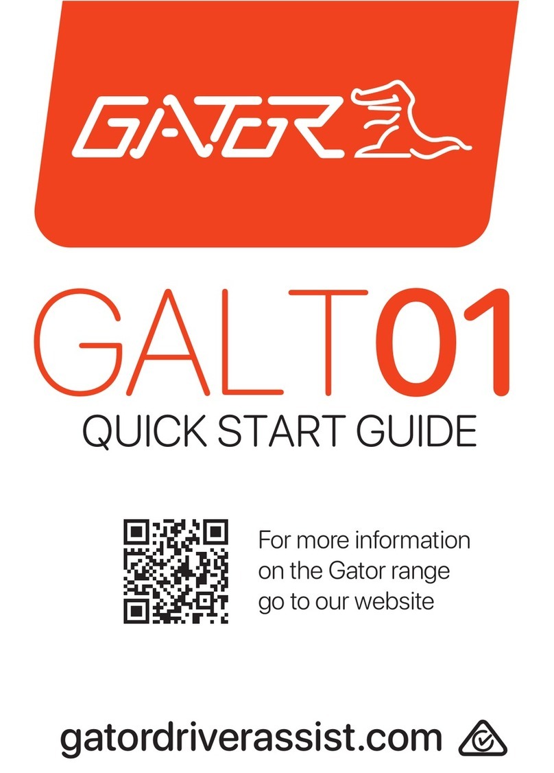 Gator GALT01 User manual Gator GALT01 User manual