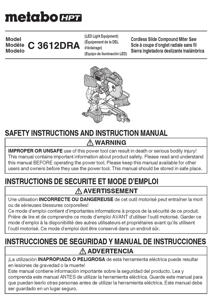 Metabo HPT C 3612DRA Troubleshooting guide