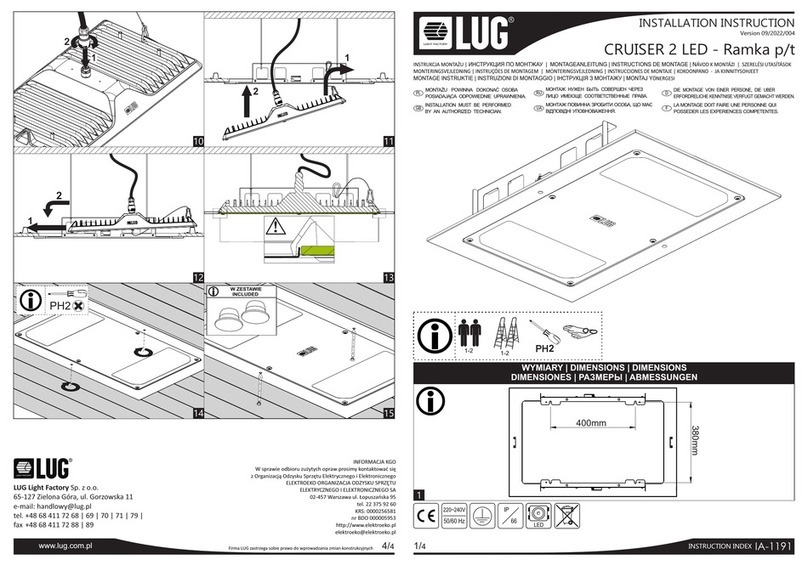 LUG CRUISER 2 LED User manual