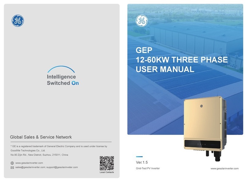GE GEP12-L-10 User manual