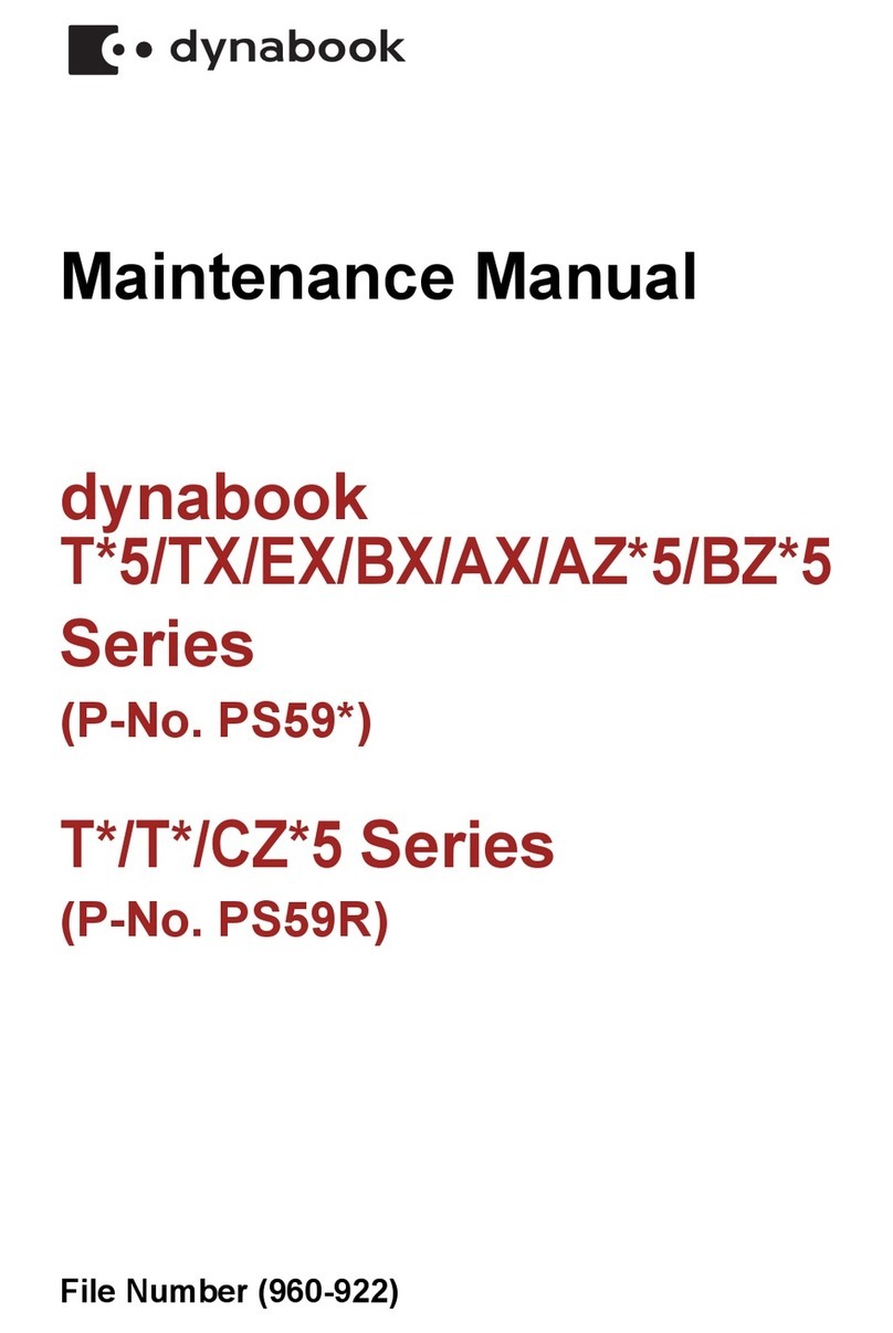 dynabook T 5 Series User manual