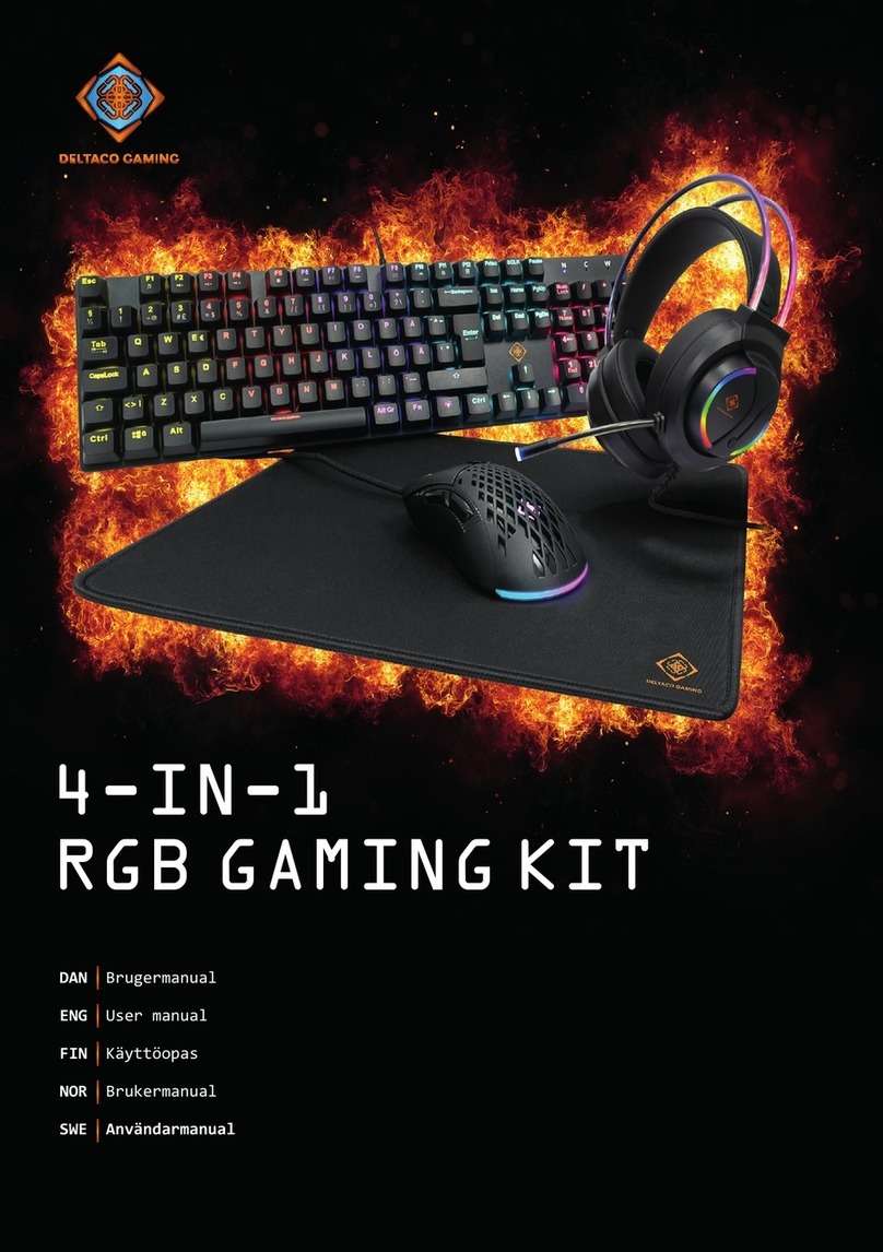 Deltaco Gaming GAM-132 User manual