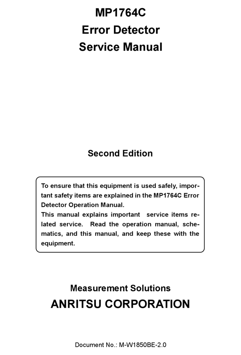 Anritsu MP1764C Service manual