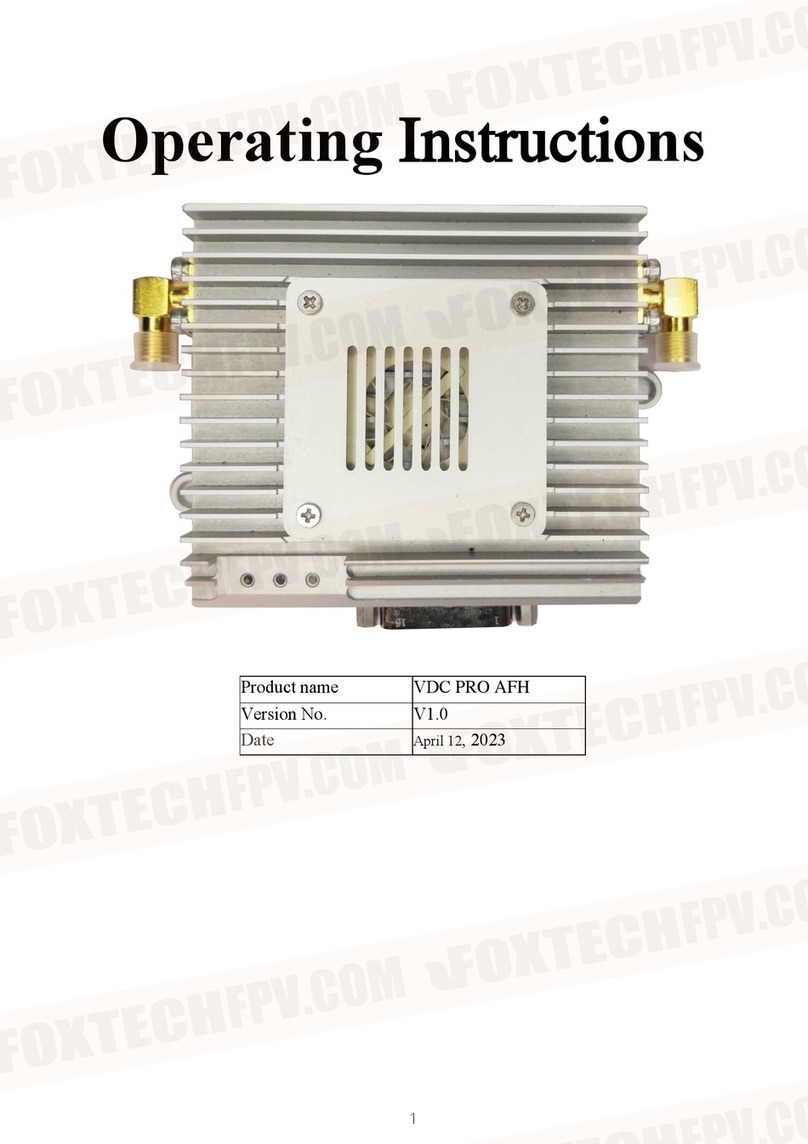 Foxtech VDC PRO AFH operating instructions