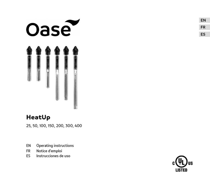 Oase HeatUp 25 User manual