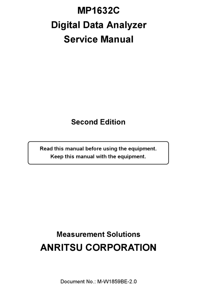 Anritsu MP1632C Service manual