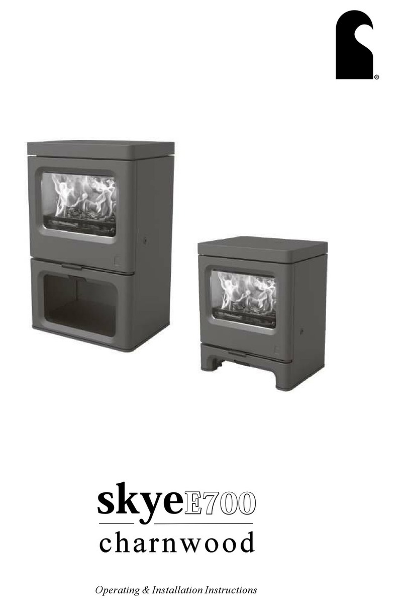 Charnwood skye E700 Operating & installation instructions