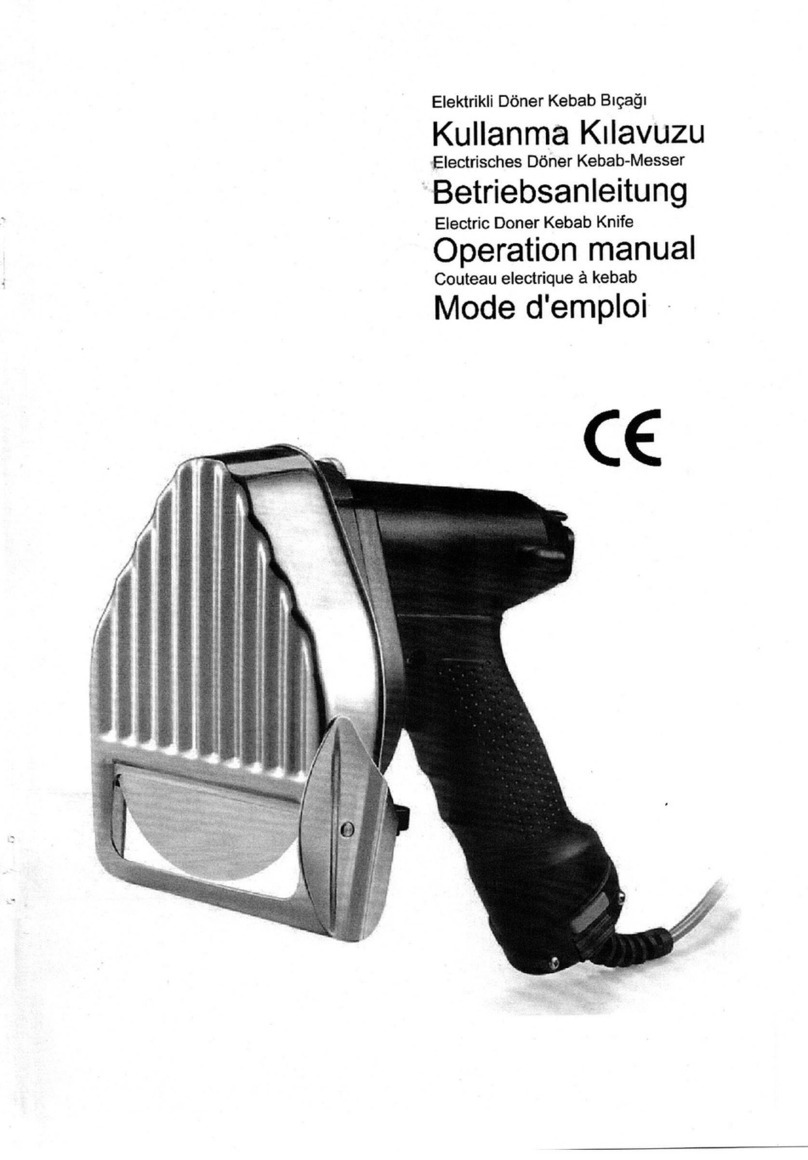 UYAR Kebab Hero T3120 Operation manual