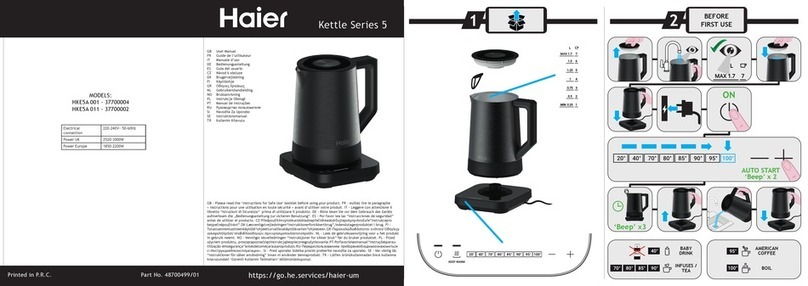 Haier 5 User manual