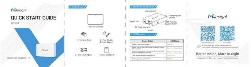 Milesight UC100 User manual