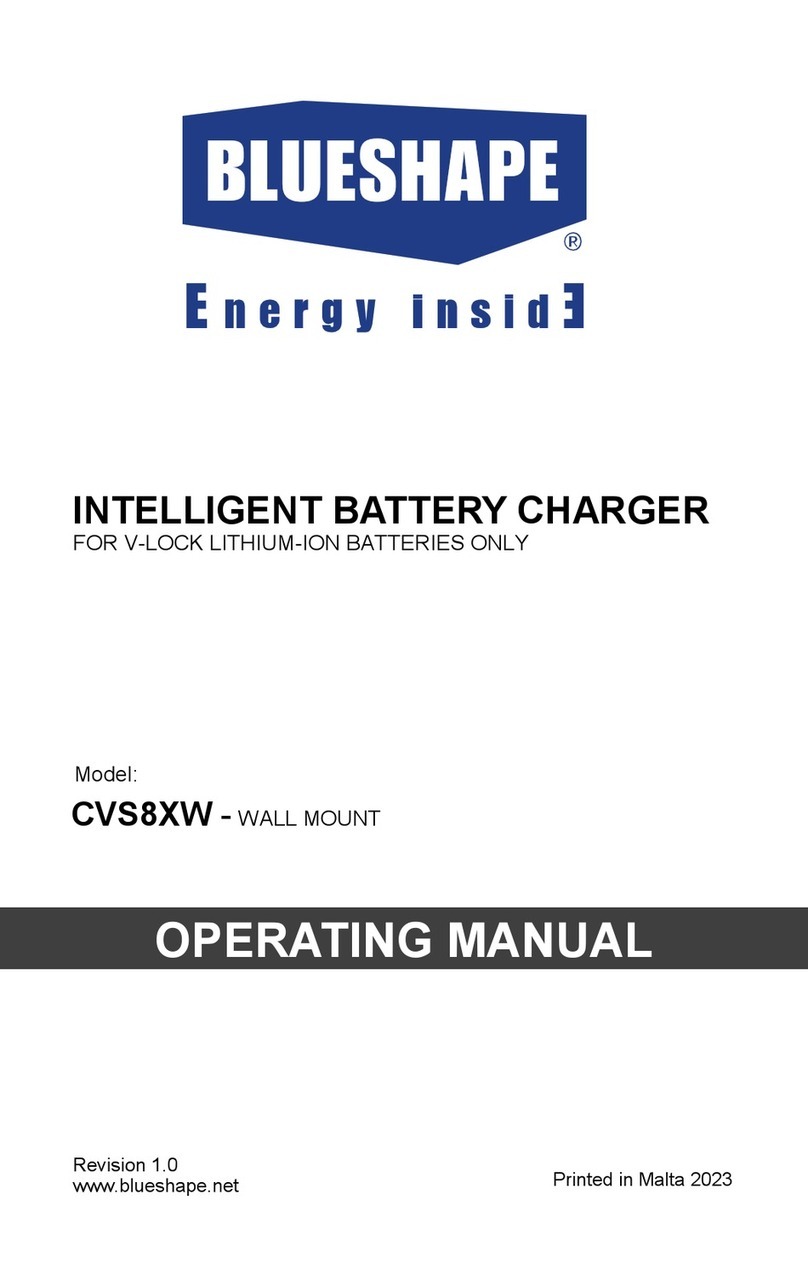 Blueshape CVS8XW operating manual