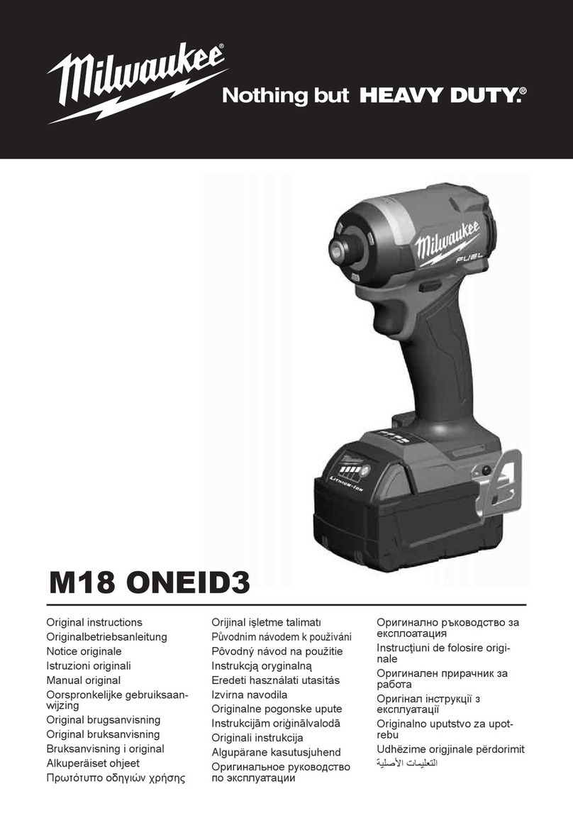 Milwaukee M18 ONEID3 User manual