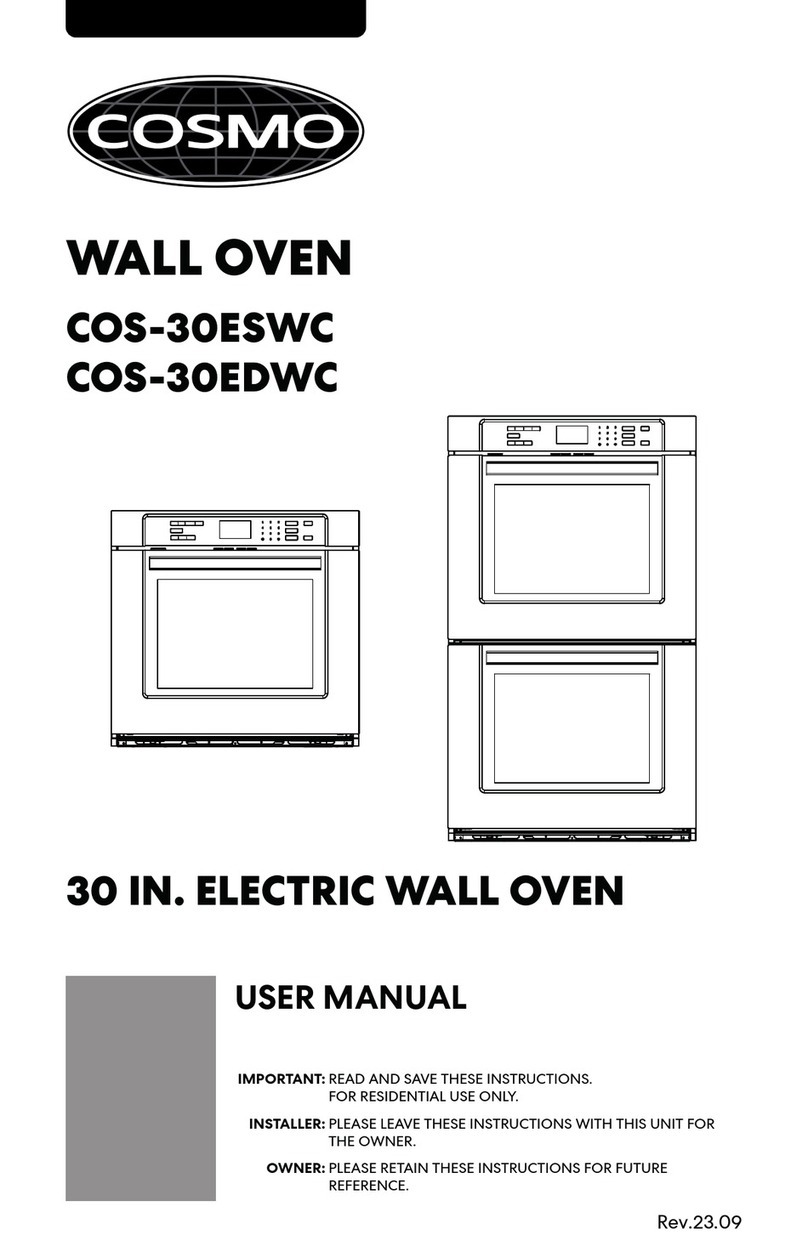 Cosmo COS-30ESWC User manual