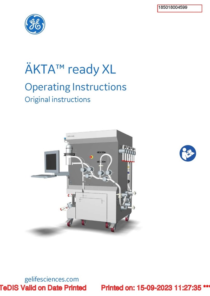 GE AKTA ready XL User manual