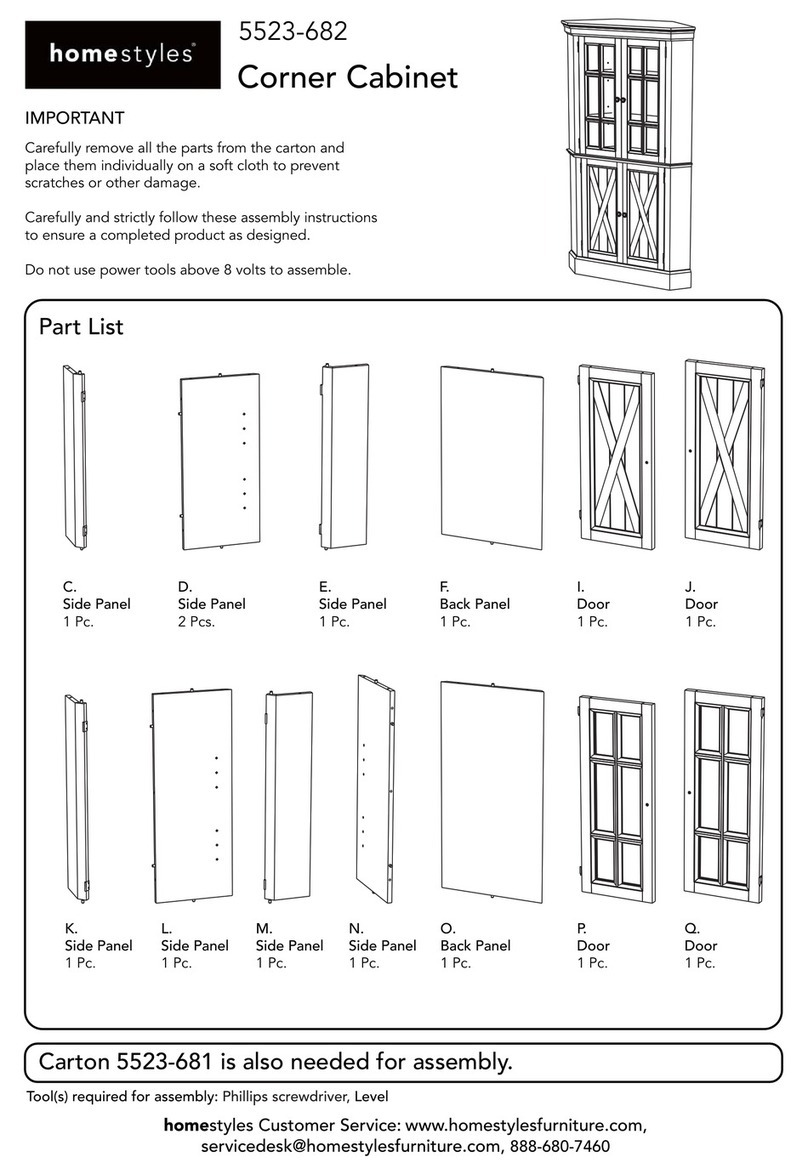 Home Styles 5523-682 manual