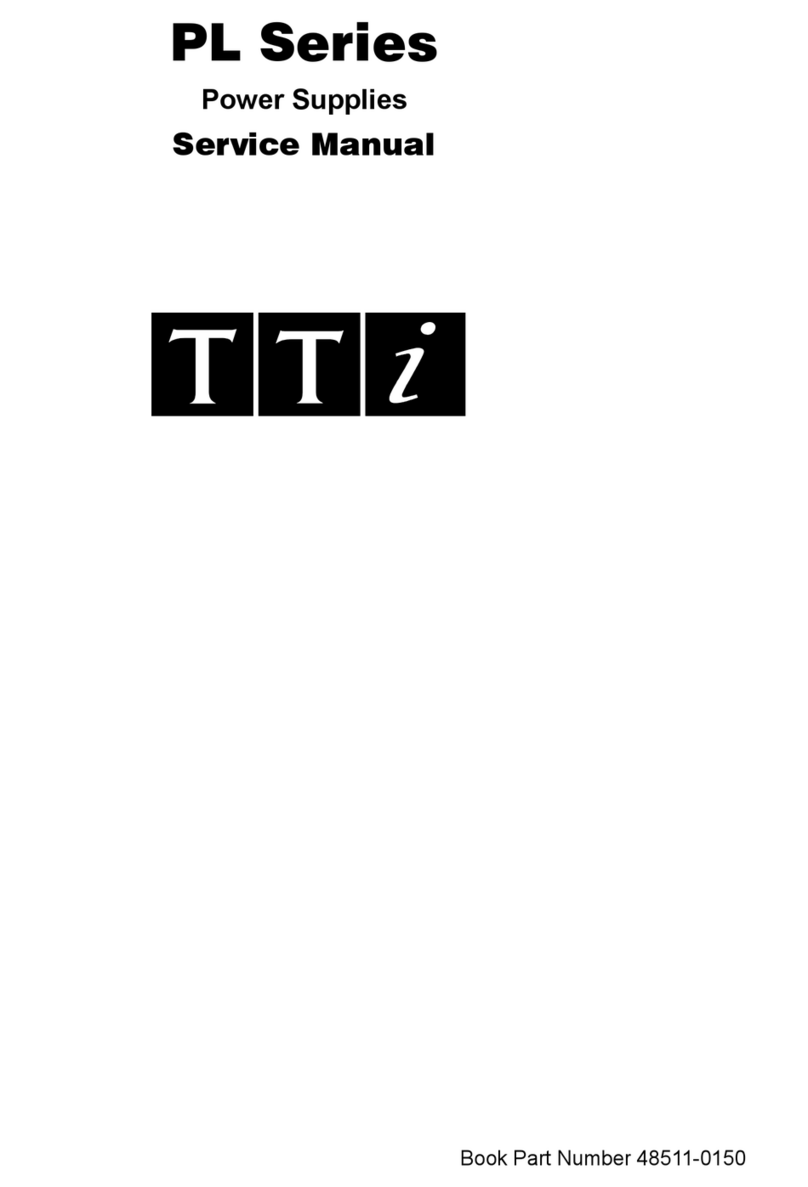 TTI PL Series User manual