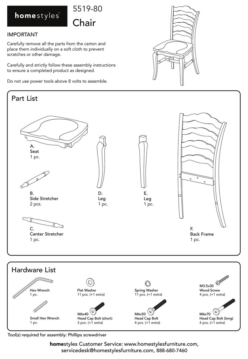 Home Styles 551 -80 9 User manual