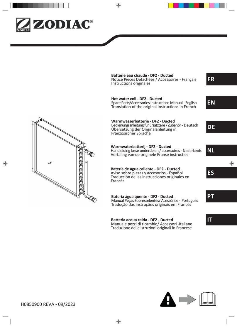 Zodiac DF2 User manual Zodiac DF2 User manual