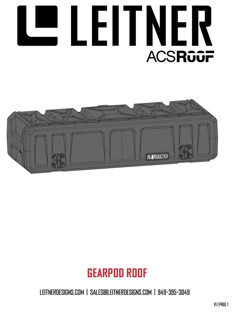 Leitner ACS ROOF GEARPOD roof User manual