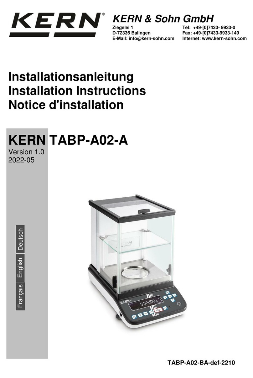 KERN TABP-A02-A User manual