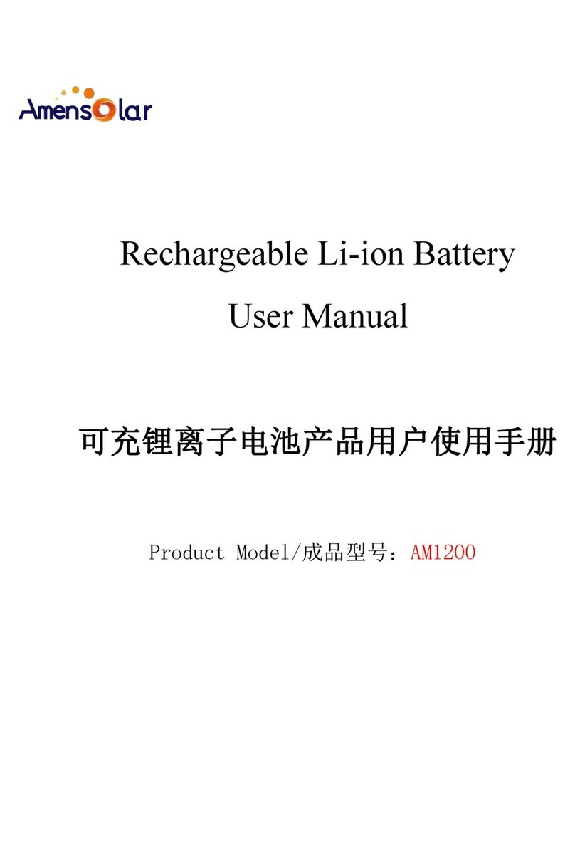 Amensolar AM1200 user manual